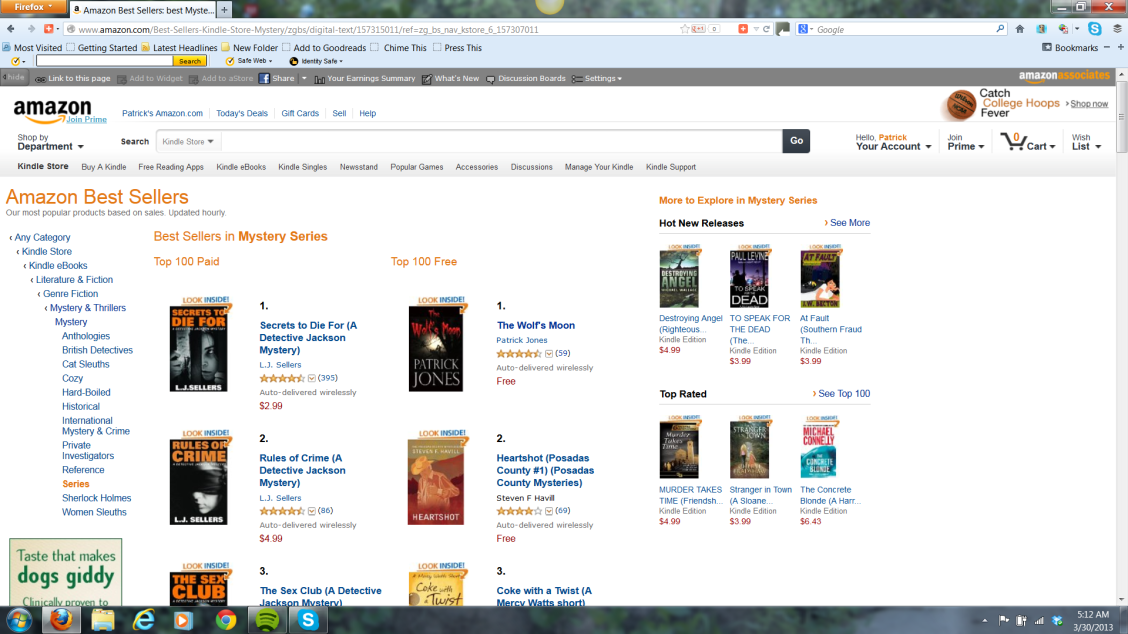 The Wolf's Moon by Patrick Jones