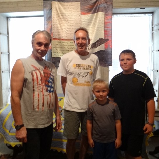 Patrick Jones author of The Wolf's Moon Booksigning